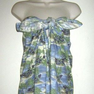Vintage Rare Route 66 Pareo Tropical Sexy Sarong